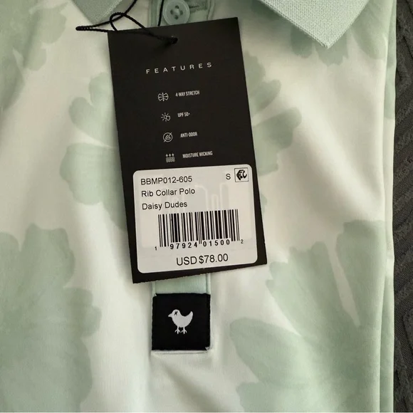 ❤️ Bad Birdie Ridge Performance Polo in Daisy Dudes